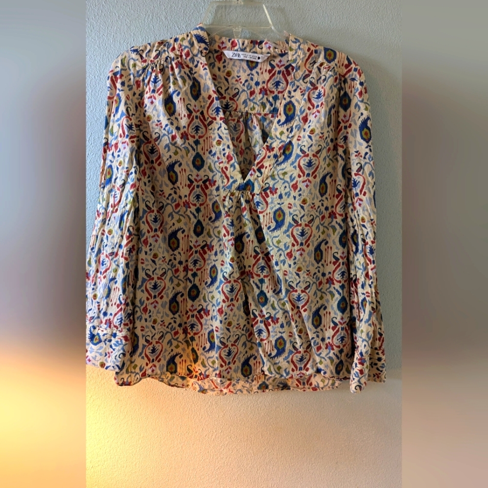Zara printed top. Size xs